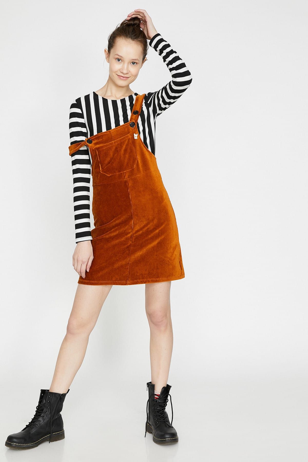 Koton Kleid Braun A-Linie Fast ausverkauft