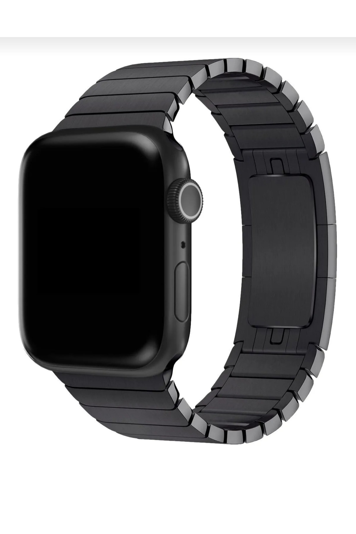 Montbell Apple Watch Uyumlu Paslanmaz Çelik Baklalı Kordon