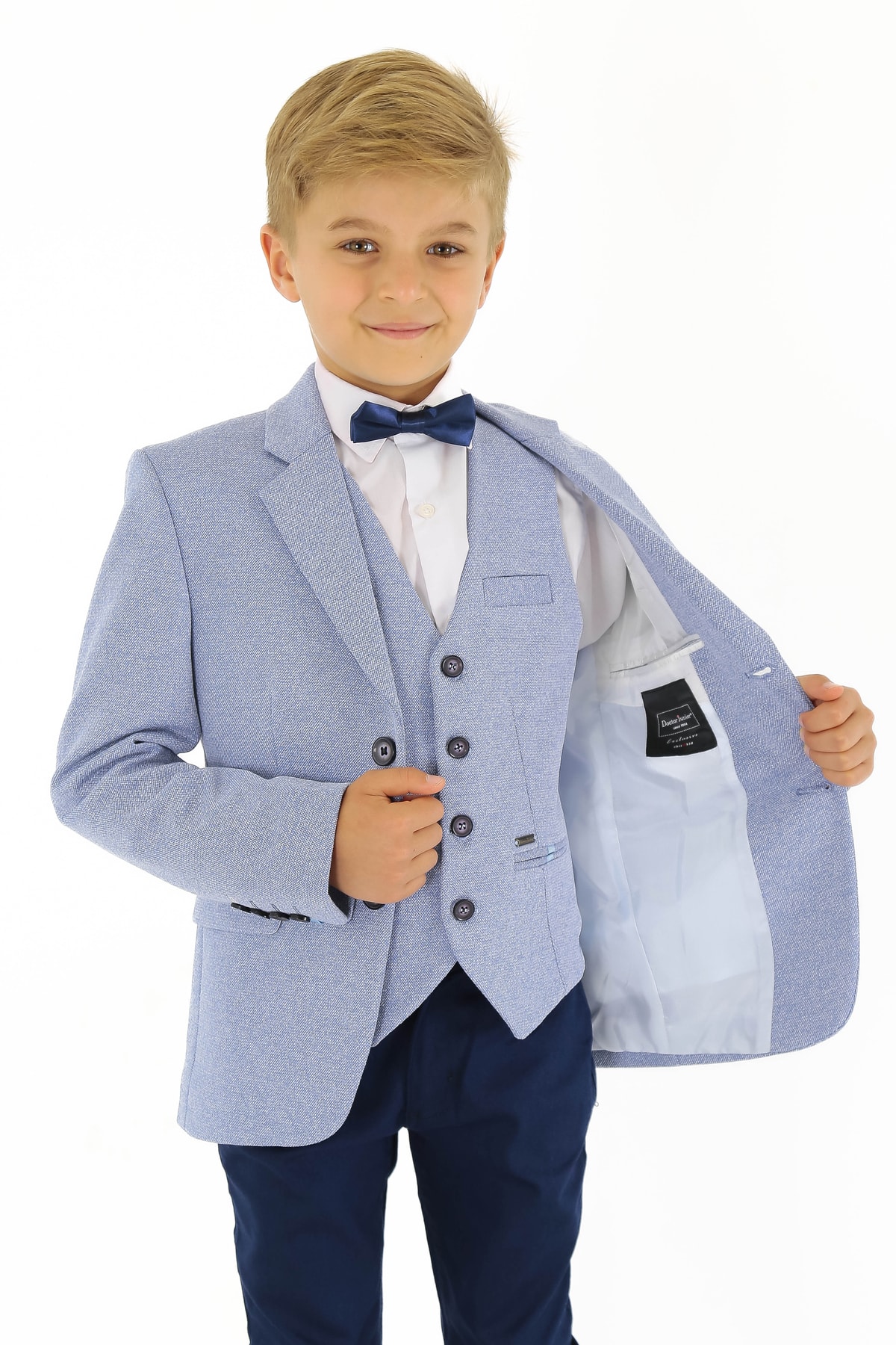  ست دو تکه ژاکت و جلیقه پسرانه