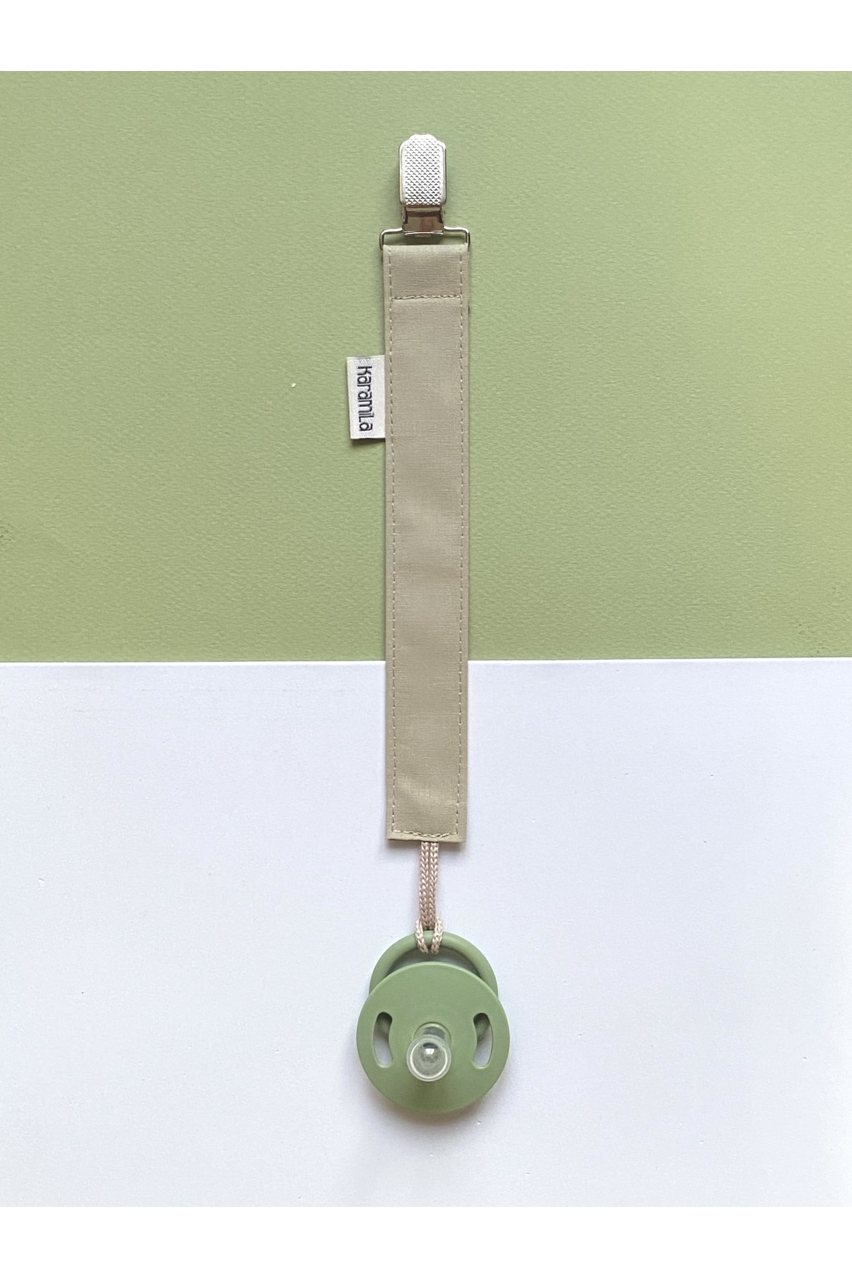 KARAMİLA 3’lü Set Emzik Askısı - Emzik Zinciri - Emzik Tutacağı fotoğrafı 5 (önizleme)