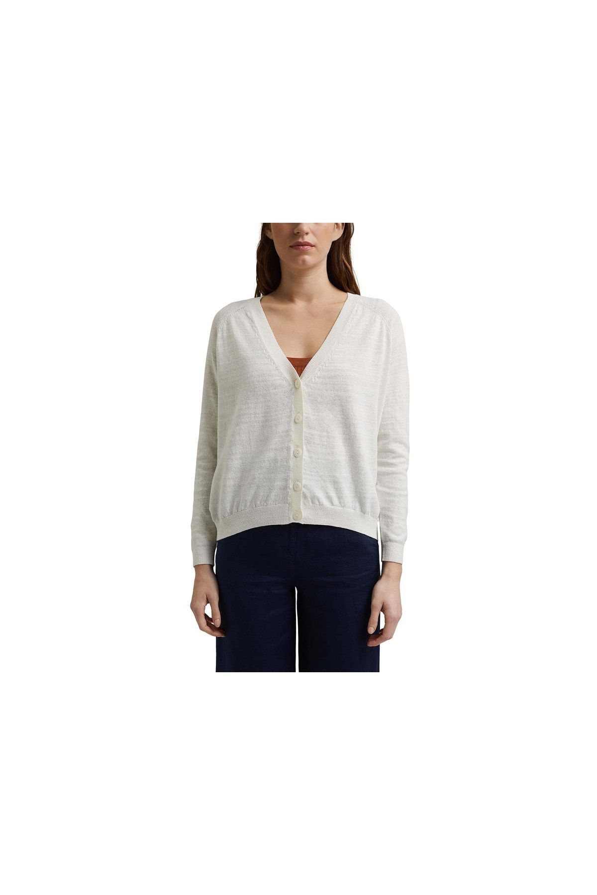 Esprit Pullover Weiß Regular Fit