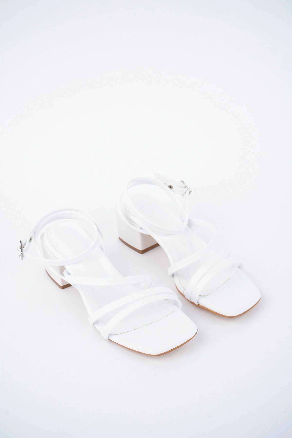 Diardi-Thin Strap Women's Low Heel Sandals 4