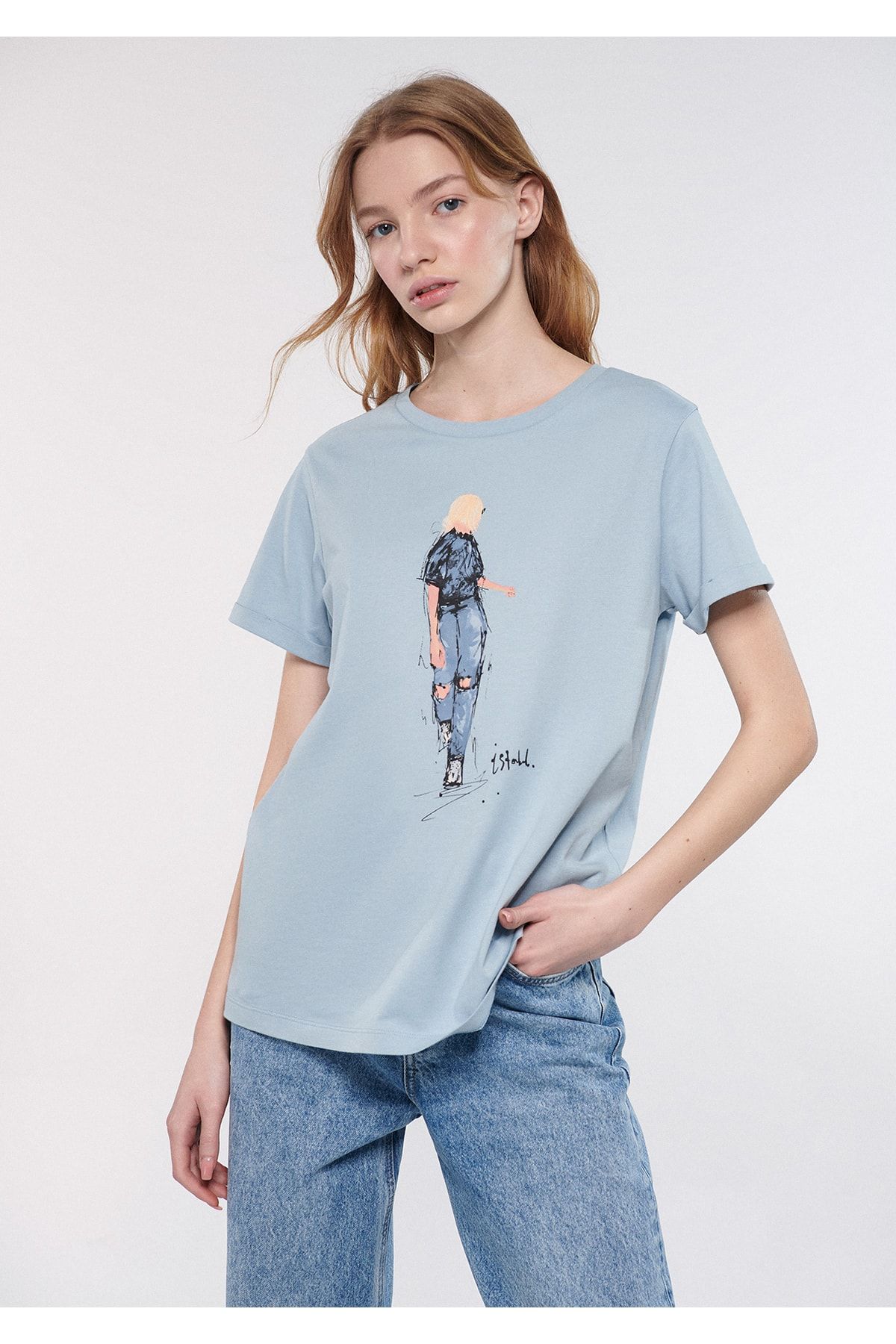 Mavi T-Shirt Blau Regular Fit