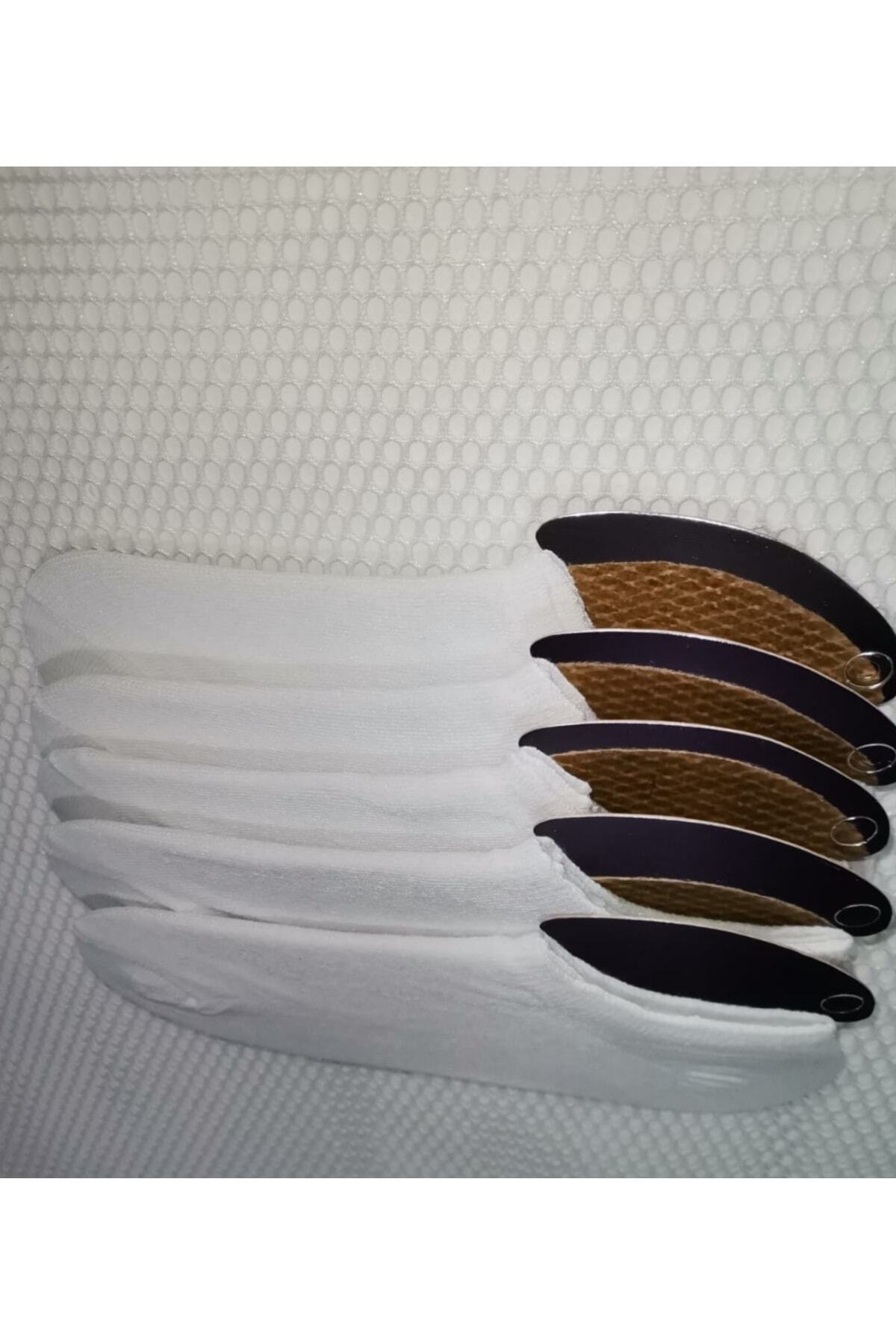 5 Li Kadin Sneakers Beyaz Görünmez Çorap — görsel 5 · 32148365873