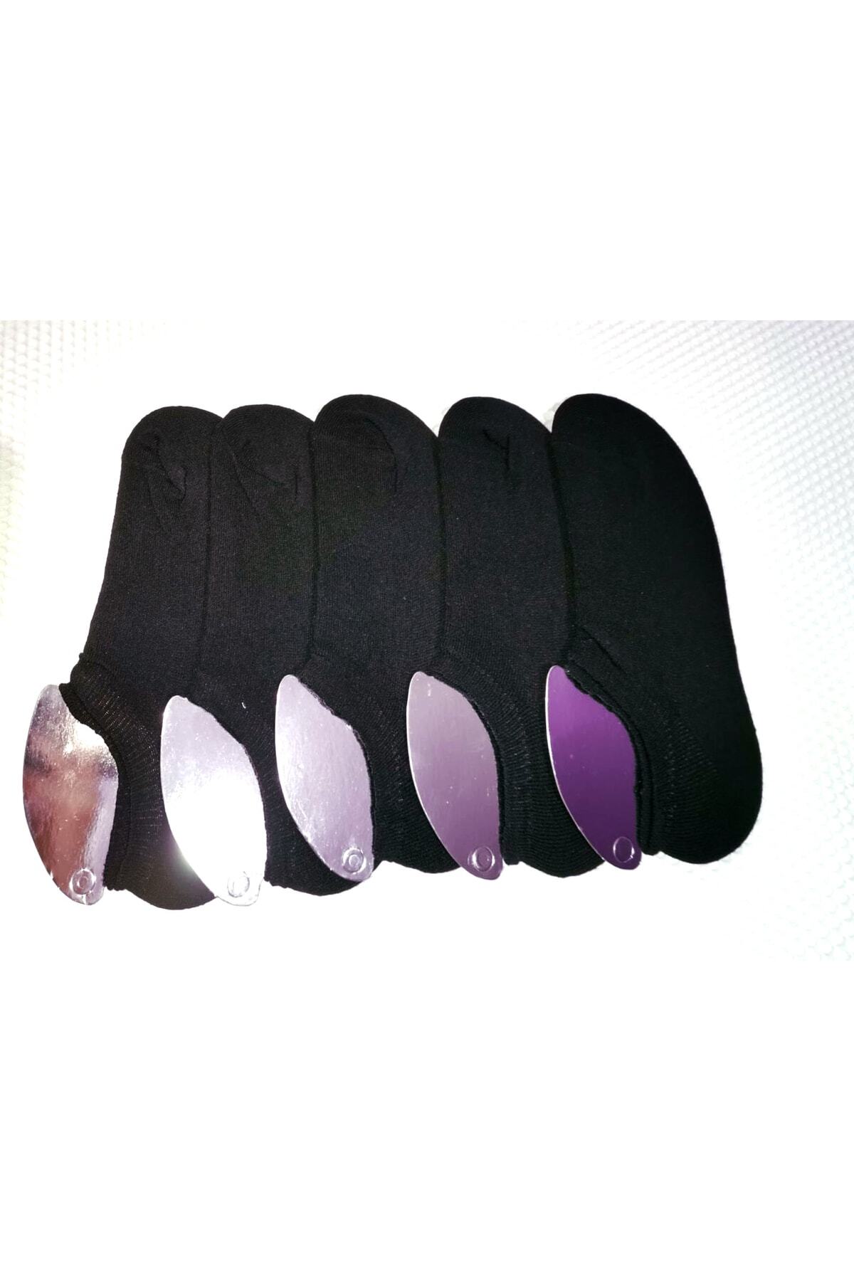 5 Li Kadin Sneakers Siyah Görünmez Çorap — görsel 5 · 32148365874