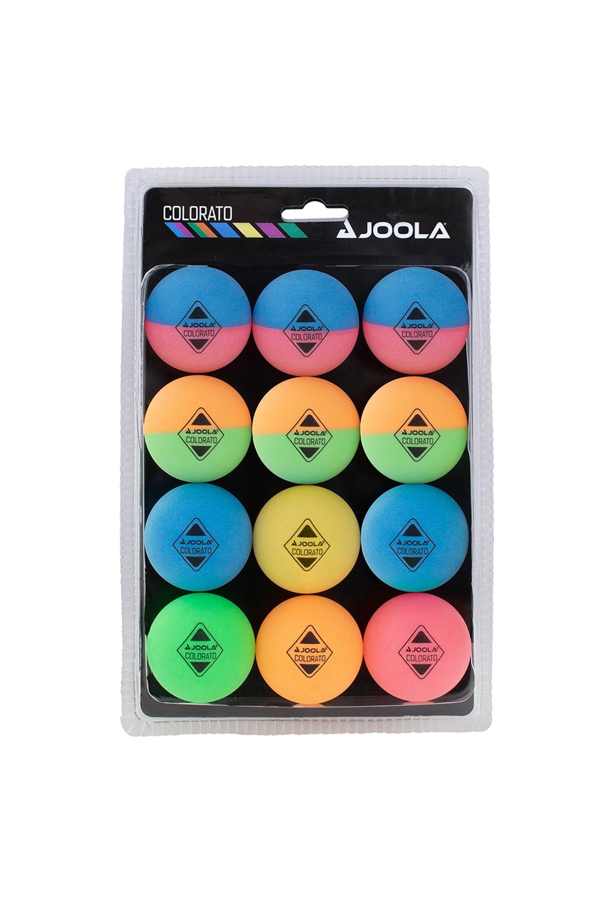 Joola Ballset Colorato Renkli 12 Li Masa Tenisi Topu
