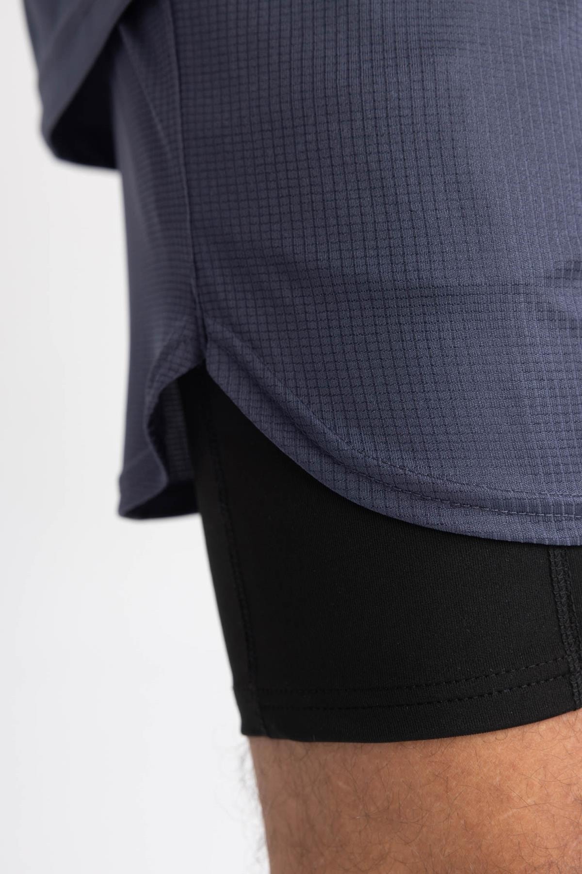 شورت و شلوارک مردانه آبی سرمه ای دفکتو | TYC00832833922 اورجینال - تصویر 6