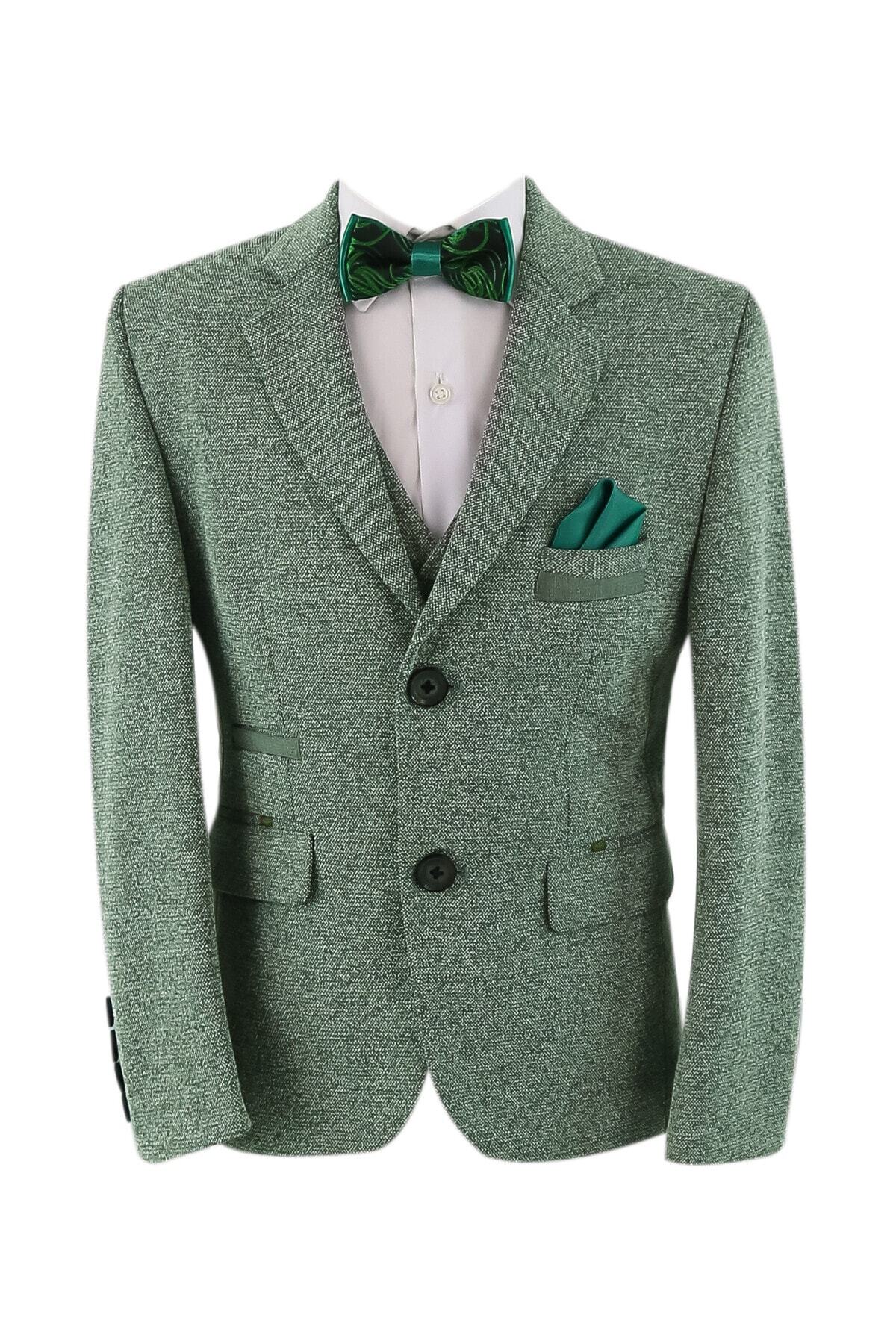  ست دو تکه ژاکت و جلیقه پسرانه