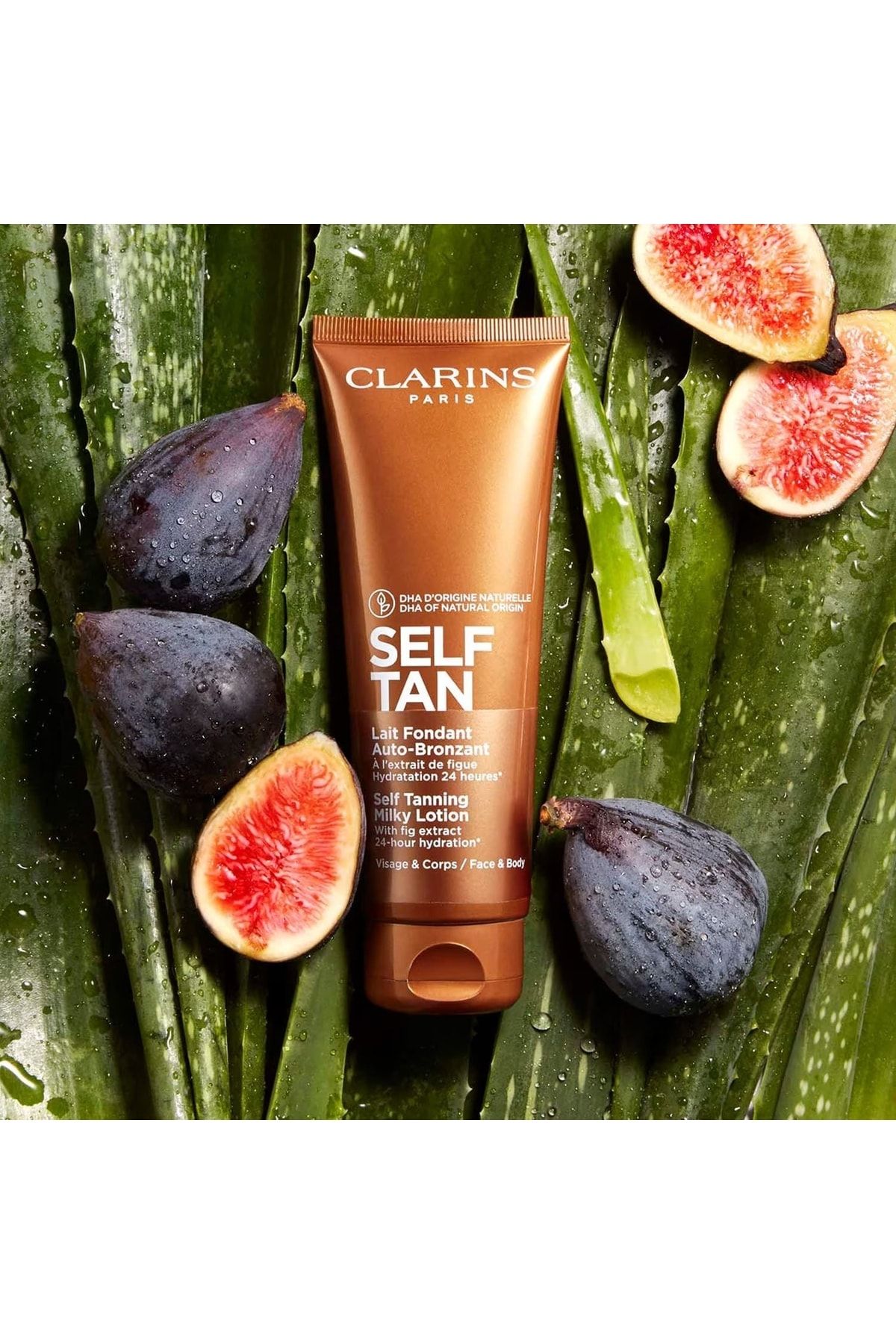 Clarins لوسیون شیری برنزه کننده برای صورت و بدن 125 میلی لیتر