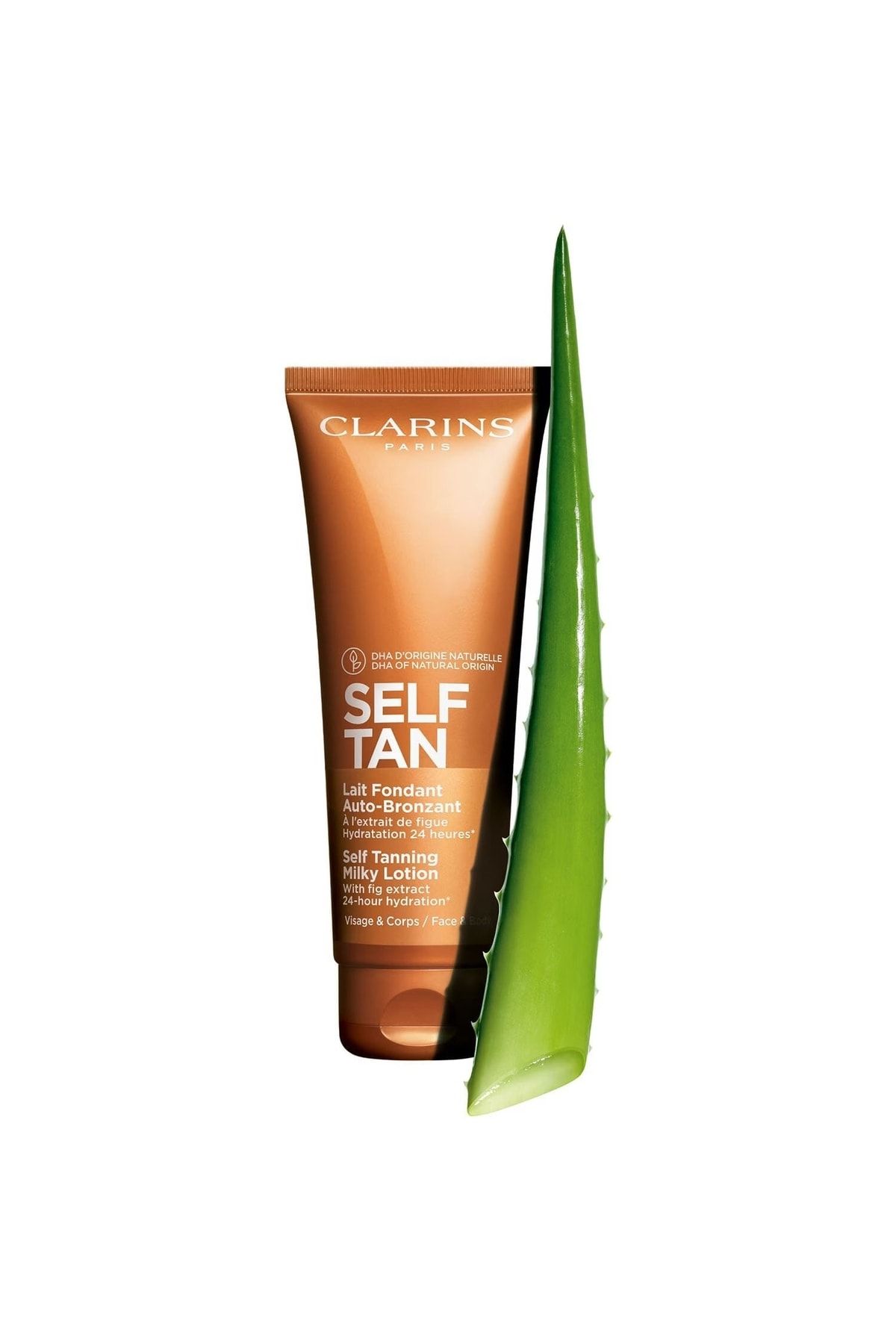 Clarins لوسیون شیری برنزه کننده برای صورت و بدن 125 میلی لیتر