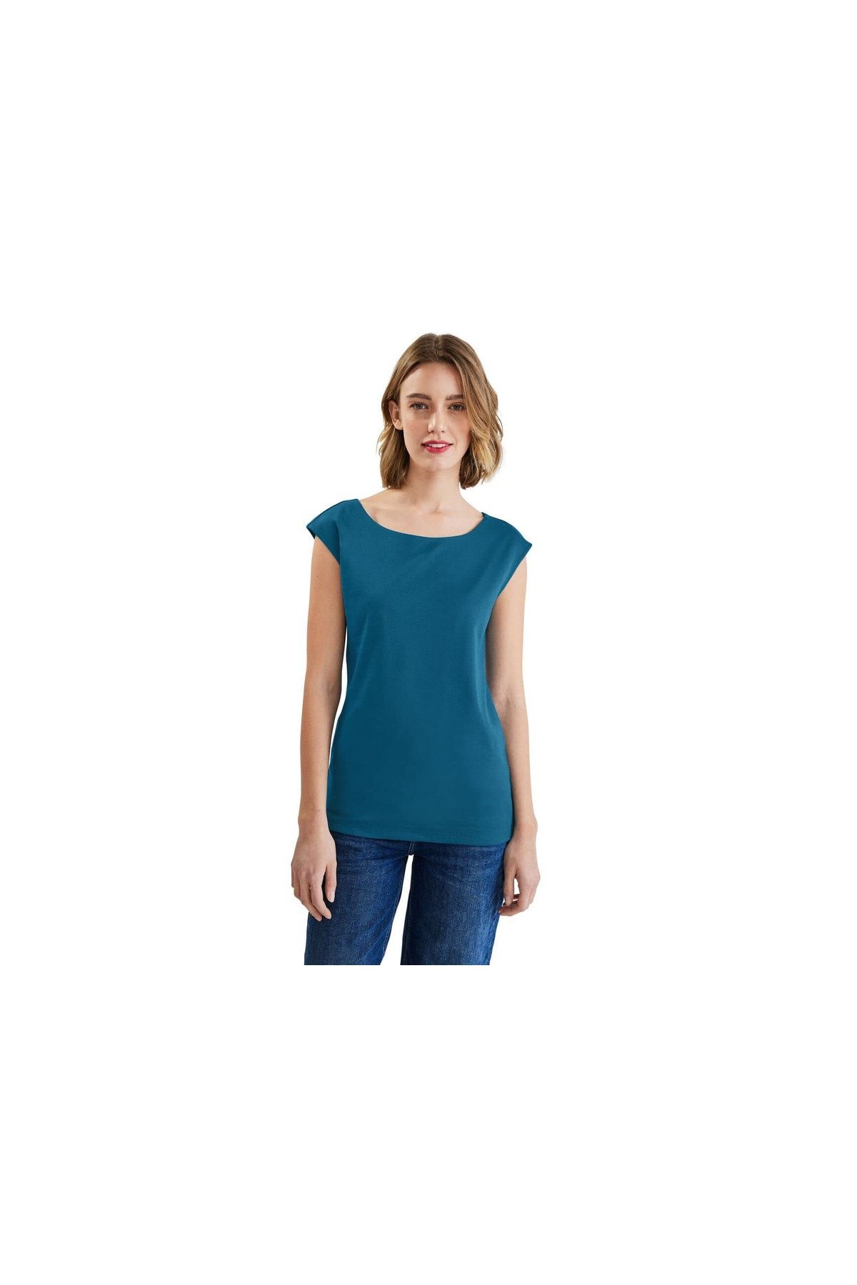 Street One Hemd Blau Regular Fit Fast ausverkauft