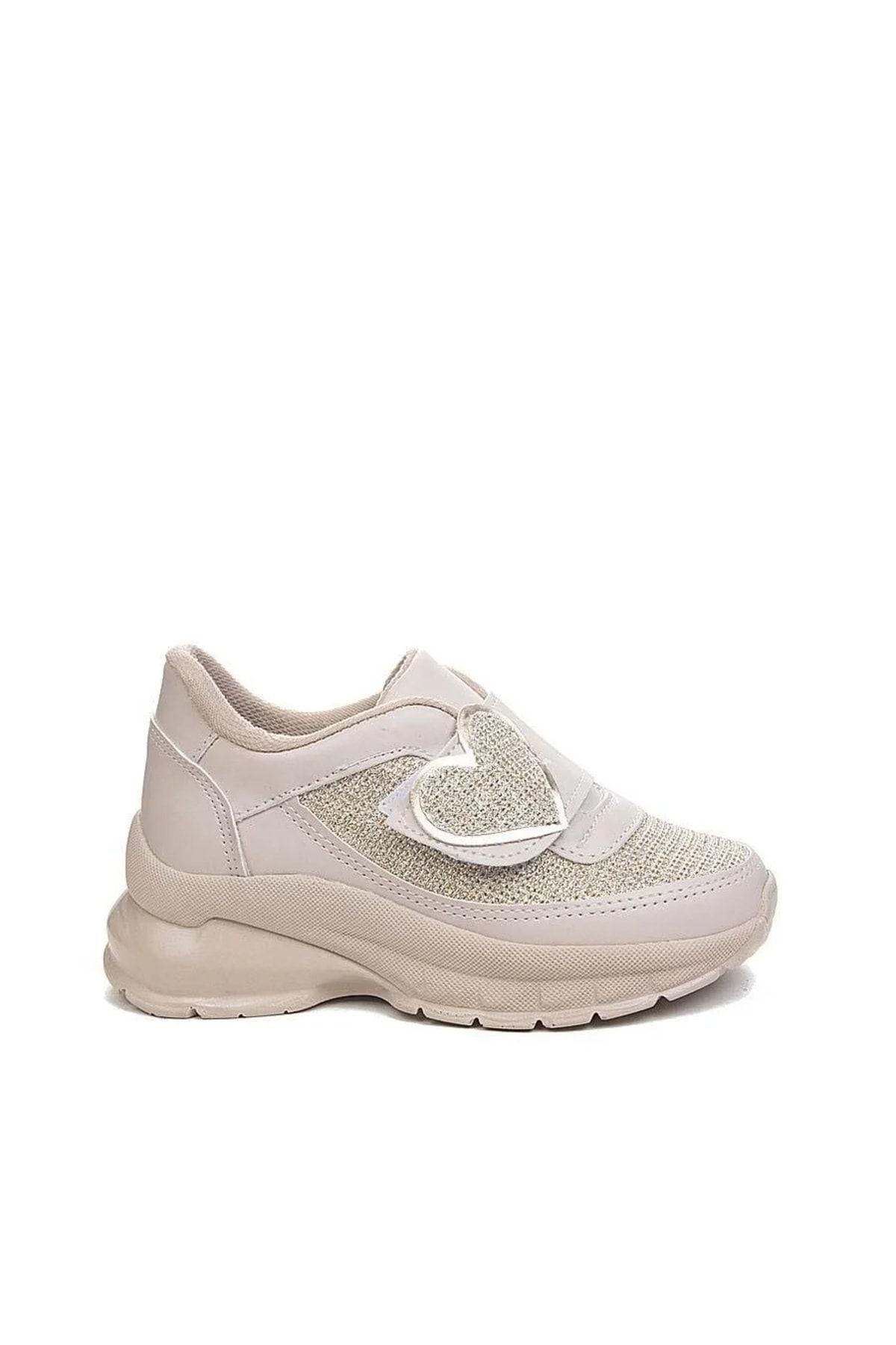 H GH STEP 19388 Cream Glitter Girl s Sports Shoes