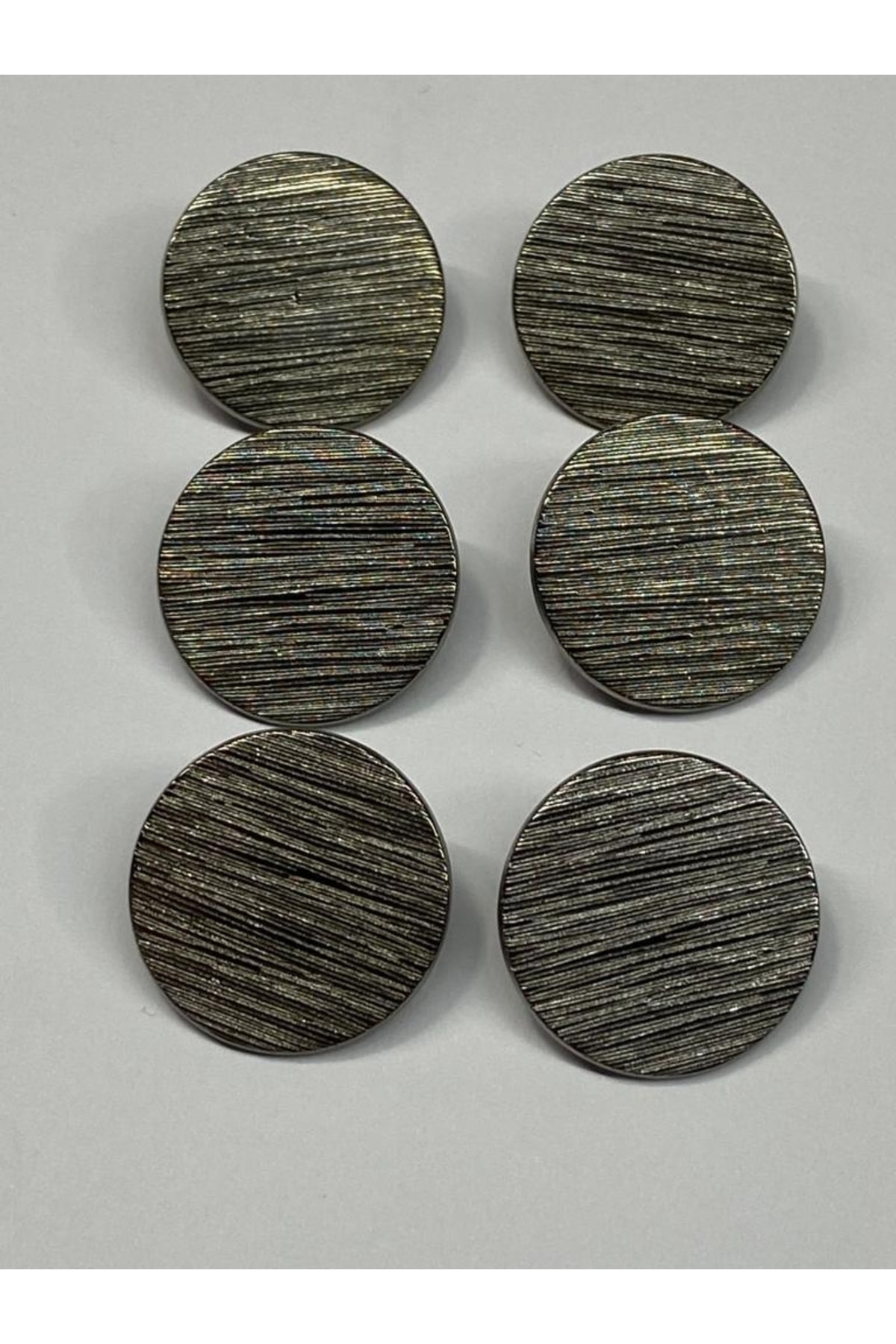 Trench Coat Jacket Button Set Striped Money Model Anthracite