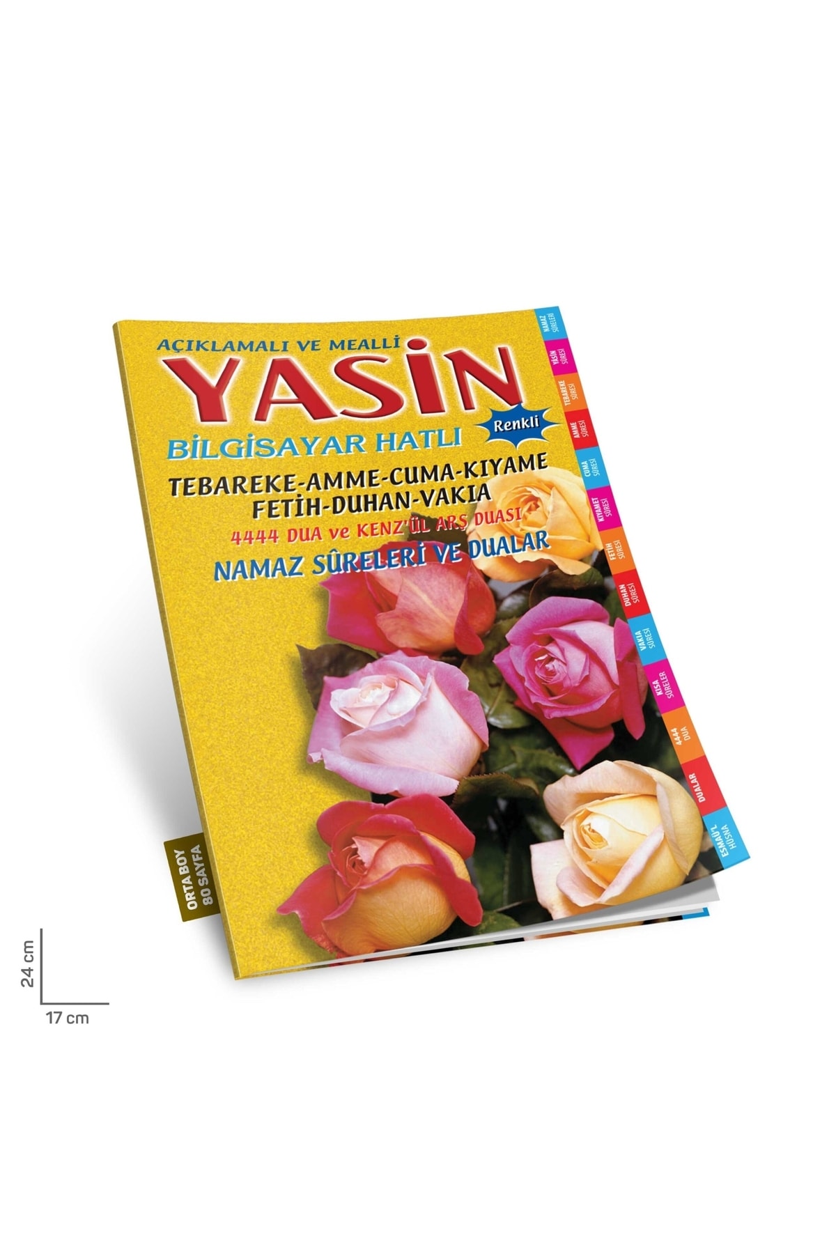 Merve Yayınları Hediyelik 10 Adet Ekonomik Sesli Yasin-i Şerif Açıklamalı Ve Mealli Sarı 80shf Orta Boy(17x24cm) fotoğrafı 3 (önizleme)