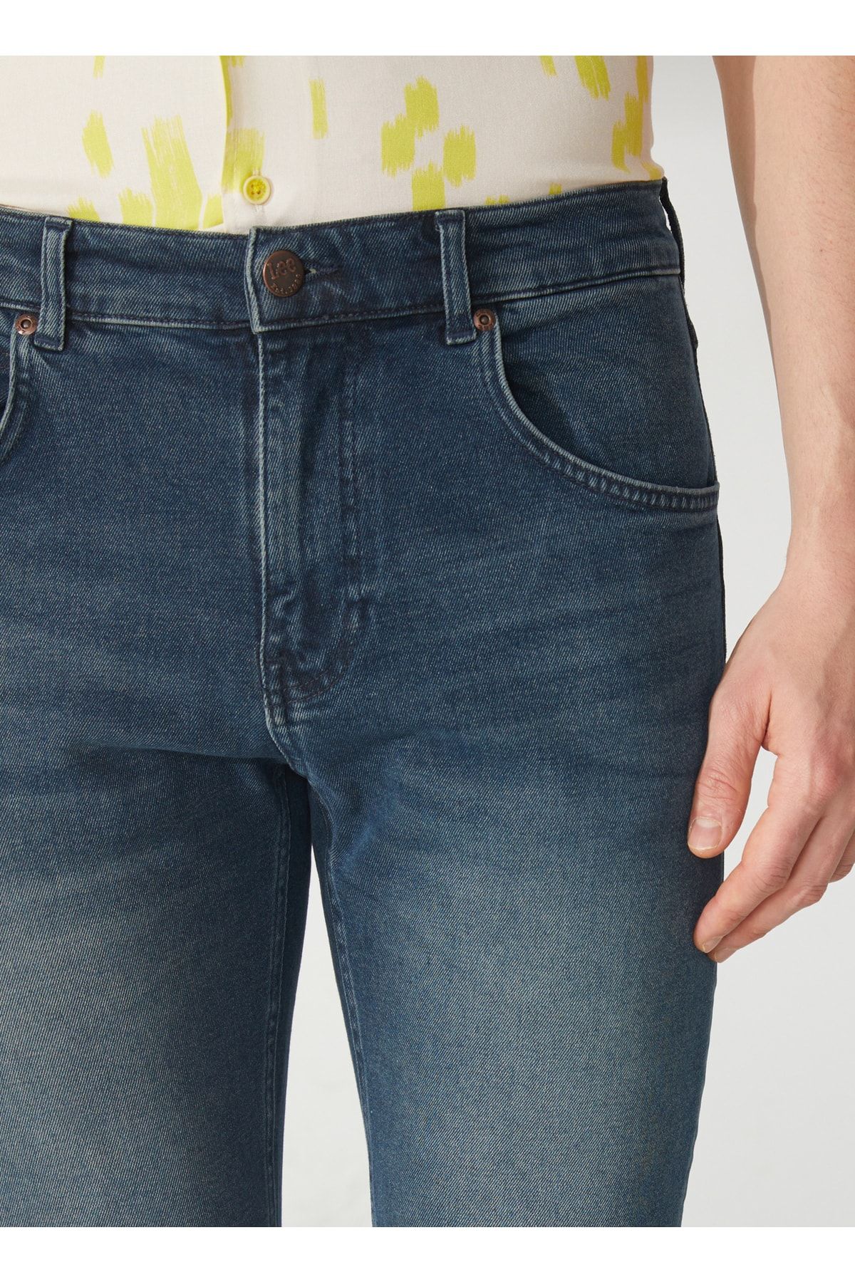 Lee-Regular Fit Men's Denim Shorts L231140xt_5 Pocket Jean Shorts 4
