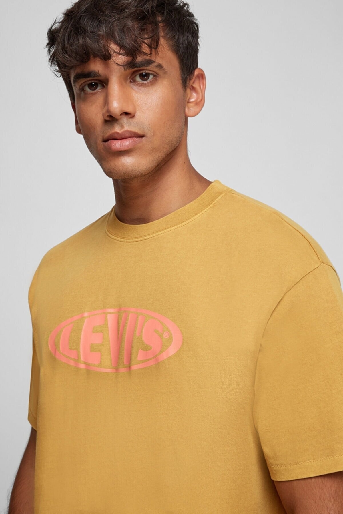 تی شرت لیوایز مردانه 100% پنبه زرد  طرح دار Regular/رگولار    Regular/رگولار کژوال/روزمره | Levi's 87373-0009 TR - تصویر 4