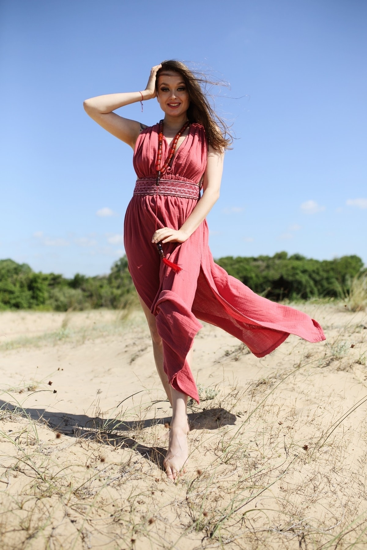 Azize Muslim Boho Dress