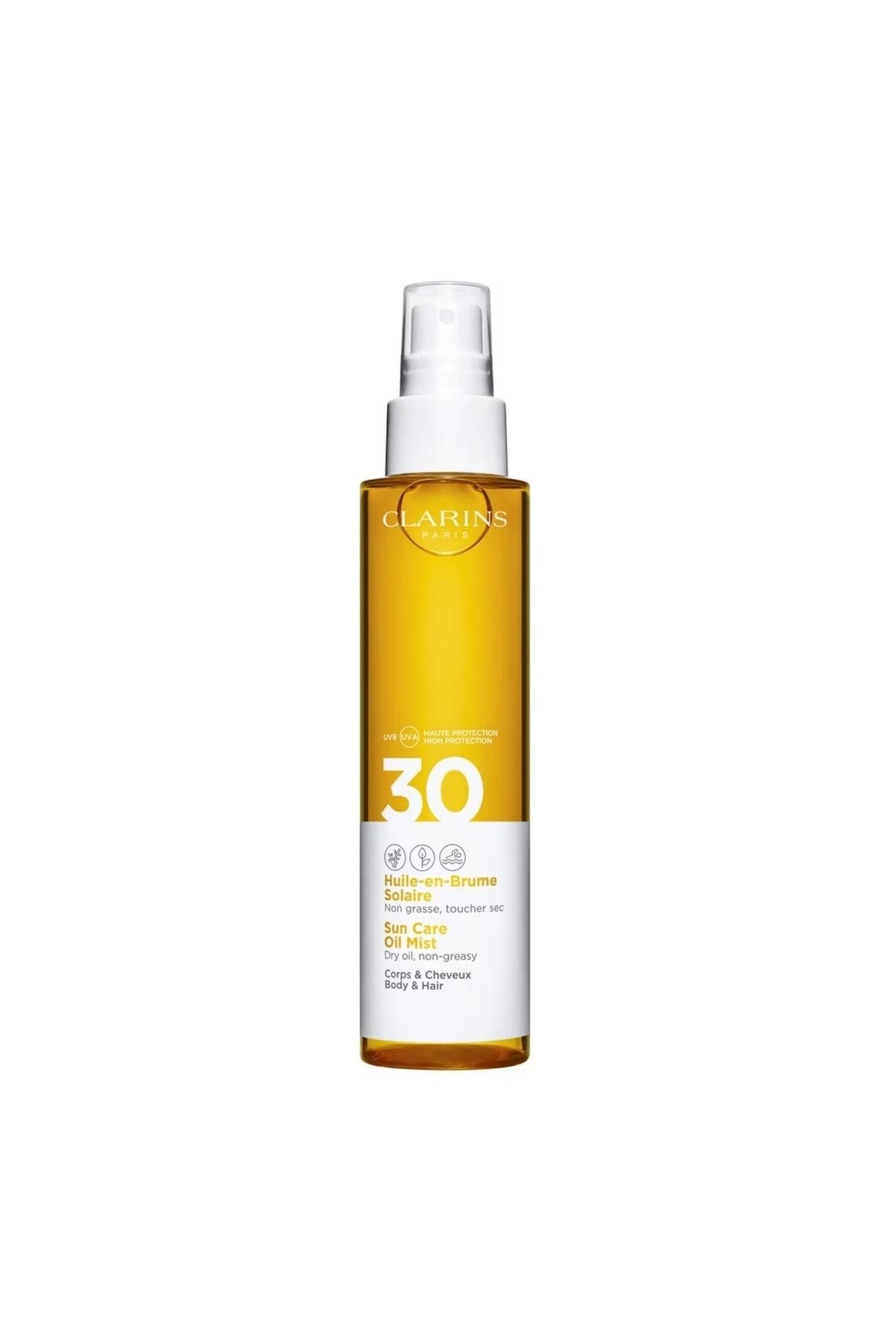 Clarins روغن مراقبت از آفتاب SPF 30 روغن بدن برنزه 150 میلی لیتر