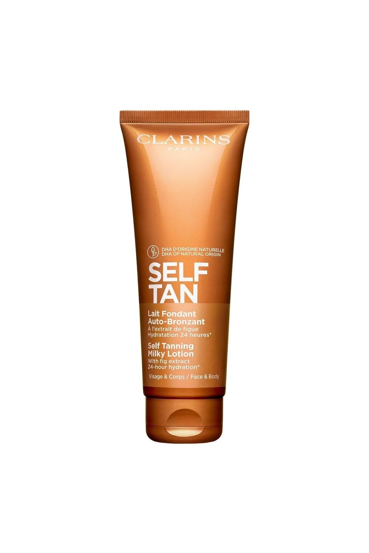 Clarins لوسیون شیری برنزه کننده برای صورت و بدن 125 میلی لیتر