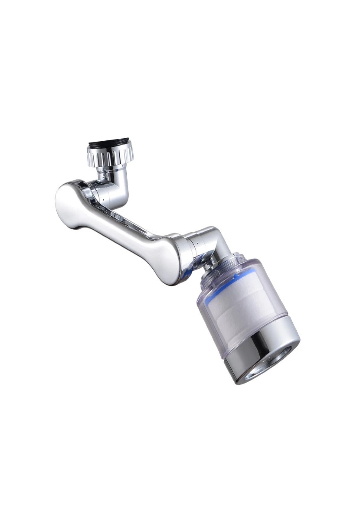 Kitchen Faucet Head 1080 Degree Rotatable Filter Faucet Filter Head With Chrome Plated Filter