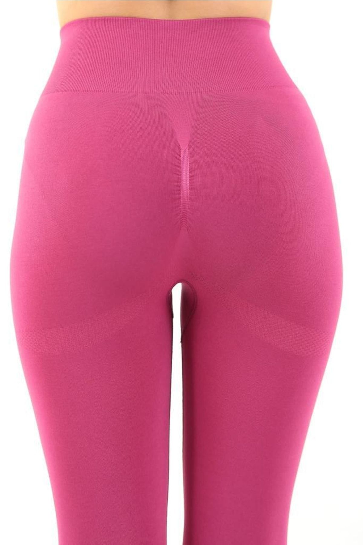 Zeynos Giyim-Sports Seamless Drawstring Push-up Tights 2