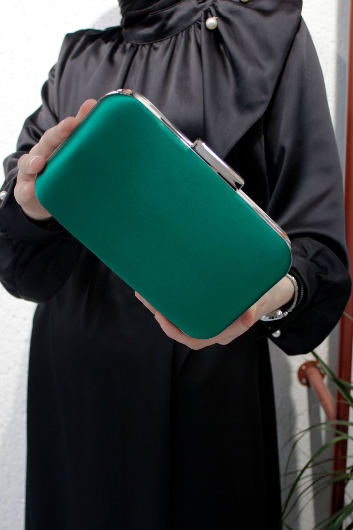 Dark green new arrivals evening bag