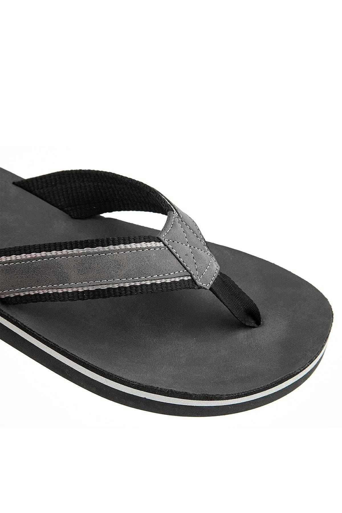 دمپایی خاکستری مردانه HORTOPEDIX FAUX ANATOMIC FLOOR FIRK FINK 33405 Muya