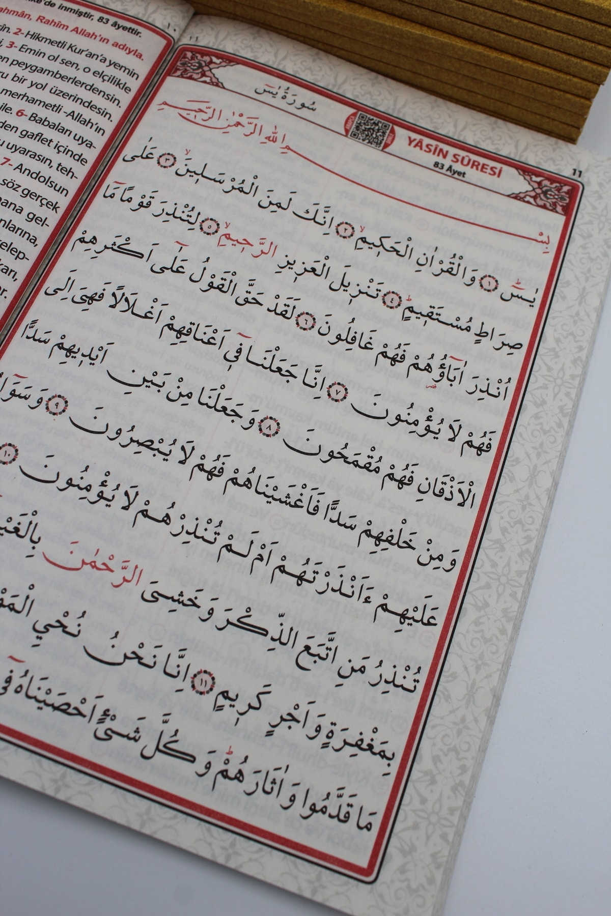 Merve Yayınları Hediyelik 10 Adet Ekonomik Sesli Yasin-i Şerif Açıklamalı Ve Mealli Sarı 80shf Orta Boy(17x24cm) fotoğrafı 6 (önizleme)