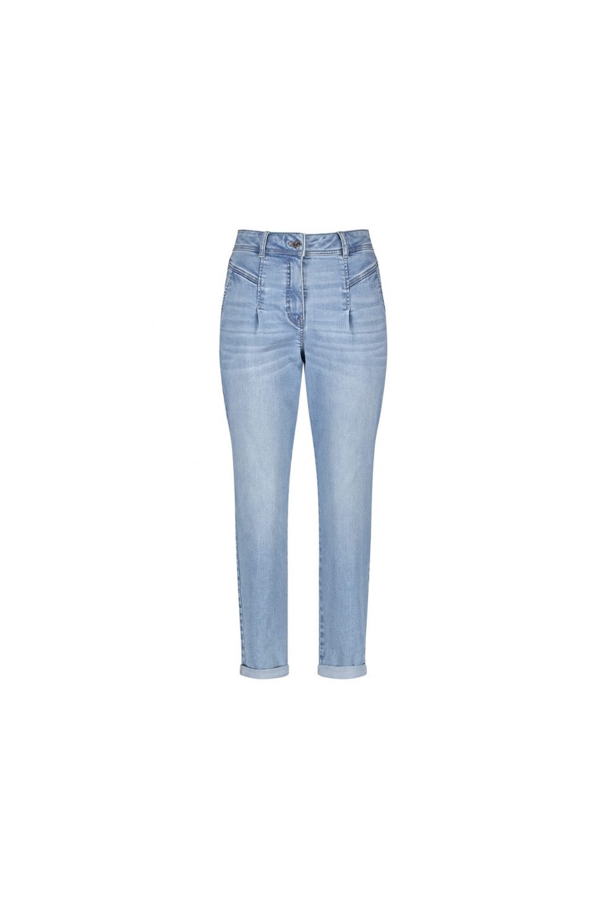 TAIFUN Jeans Blau Straight Fast ausverkauft