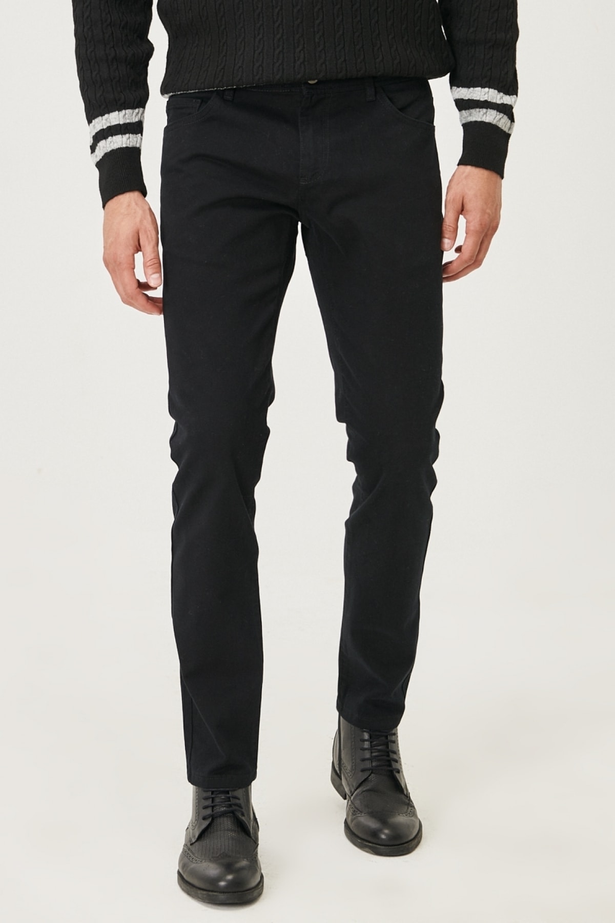ac-co-alt-ny-ld-z-classics-erkek-siyah-slim-fit-dar-kesim-pamuklu