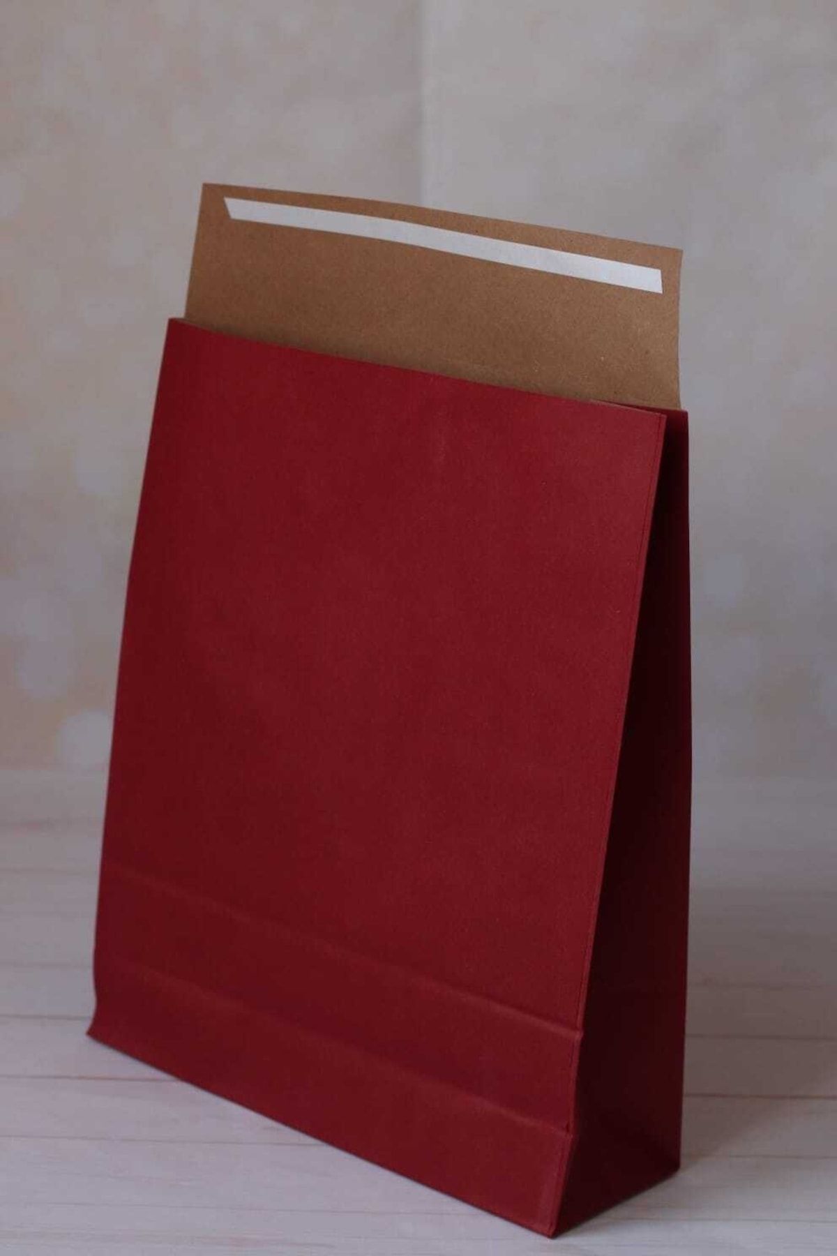 demontecraft Plic Geantă Husă Adezivă Pungă Cadou Pachet Cadou 25x8x36 Pachet Pelur (3) Buc Burgundy 25x8x36 - One Size