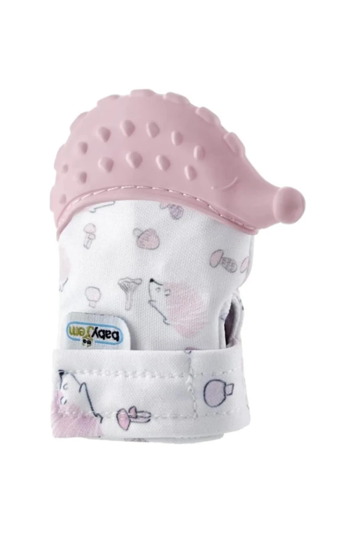 Babyjem 2'li Diş Kaşıma Seti Diş Kaşıyıcı Kirpi Eldiven Diş Kaşıyıcı Ahtapot Pembe fotoğrafı 3 (önizleme)