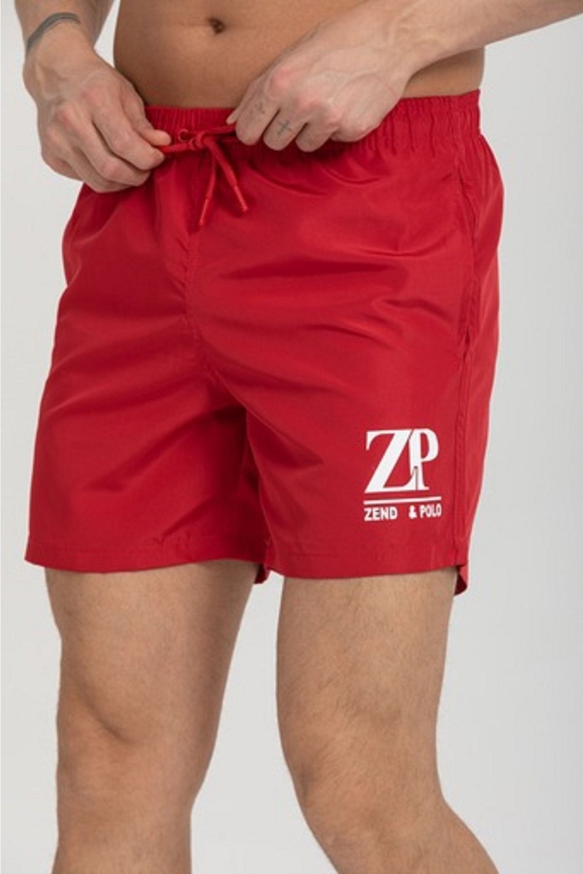 ZEND POLO-Red Color Shorts 4