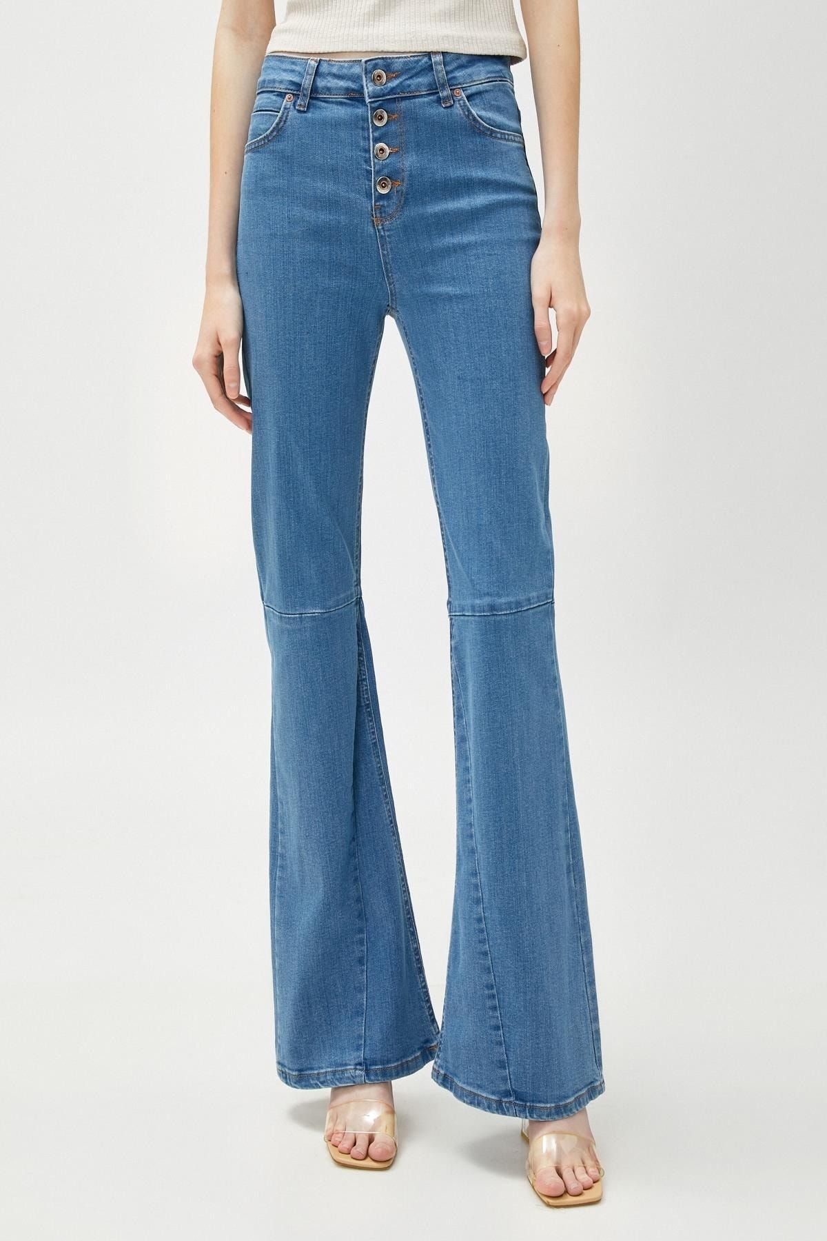 Kadın Bleach Jeans 3SAL40195MD