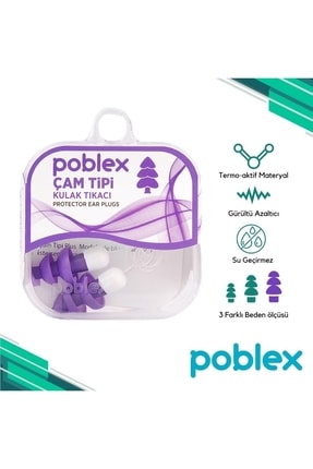 Poblex Çam Tipi Kulak Tıkacı - Large