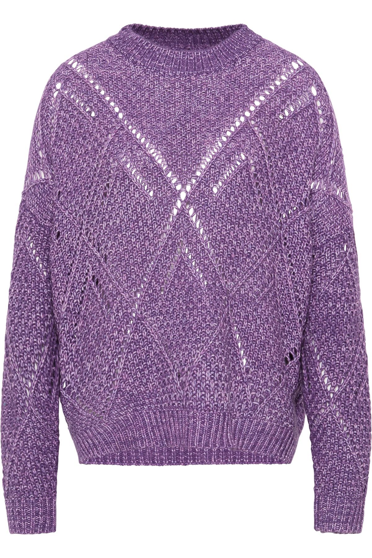 USHA Pullover Lila Regular Fit Fast ausverkauft