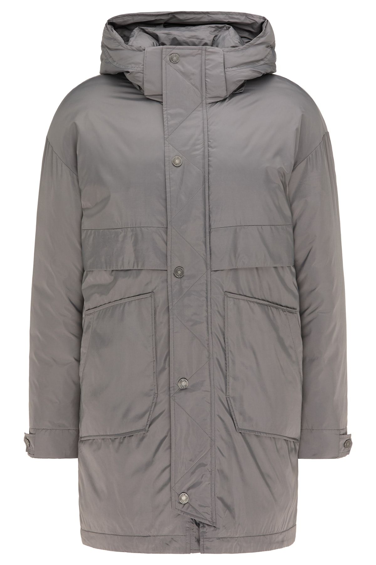 Mo Winterjacke Grau Basic Fast ausverkauft
