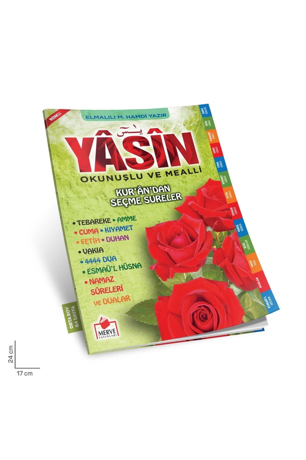 Merve Yayınları Hediyelik 10 Adet Sesli Yasin-i Şerif Okunuşlu Ve Mealli Orta Boy 64shf(17x24cm) fotoğrafı 3 (önizleme)