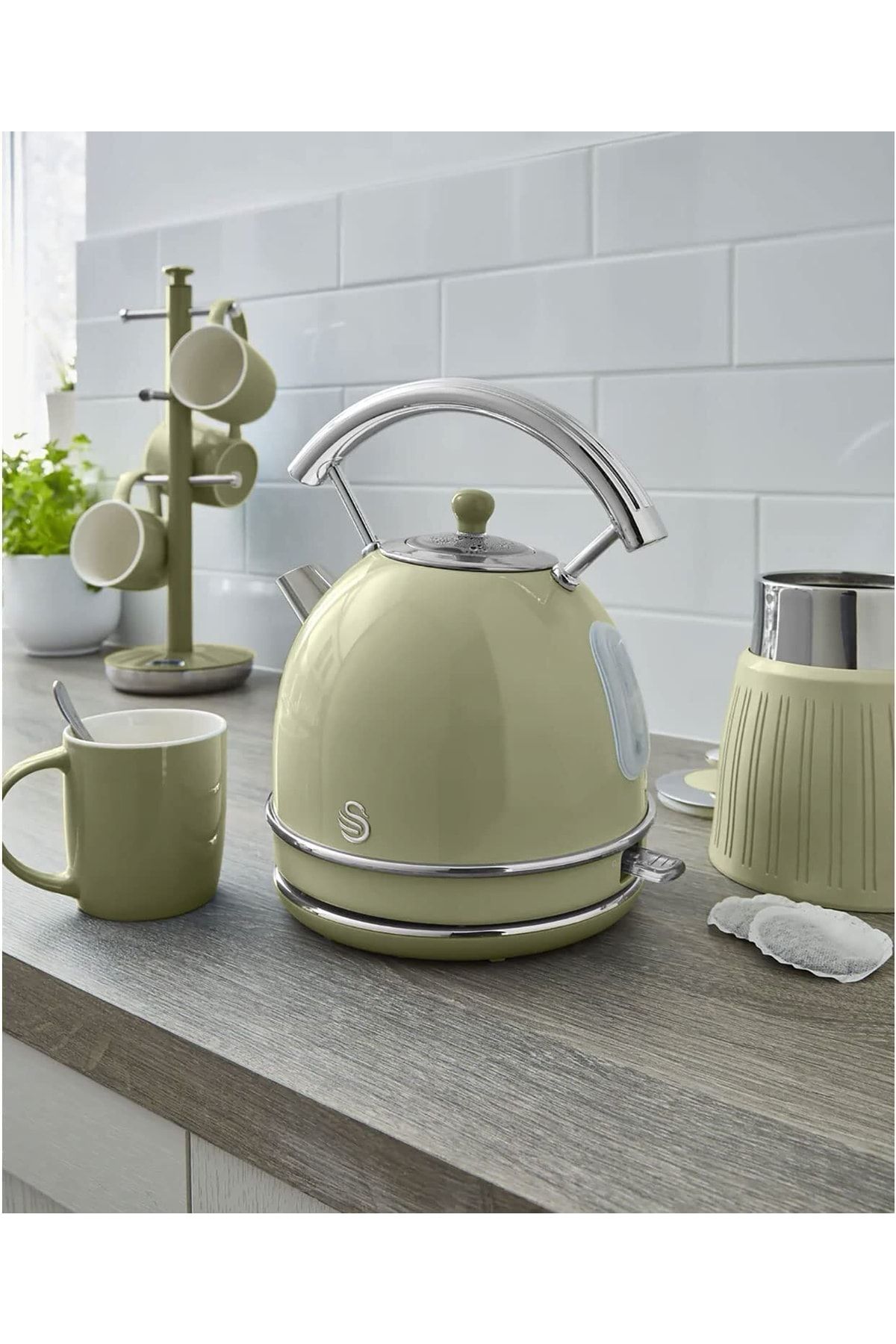 Green 2025 electric kettle