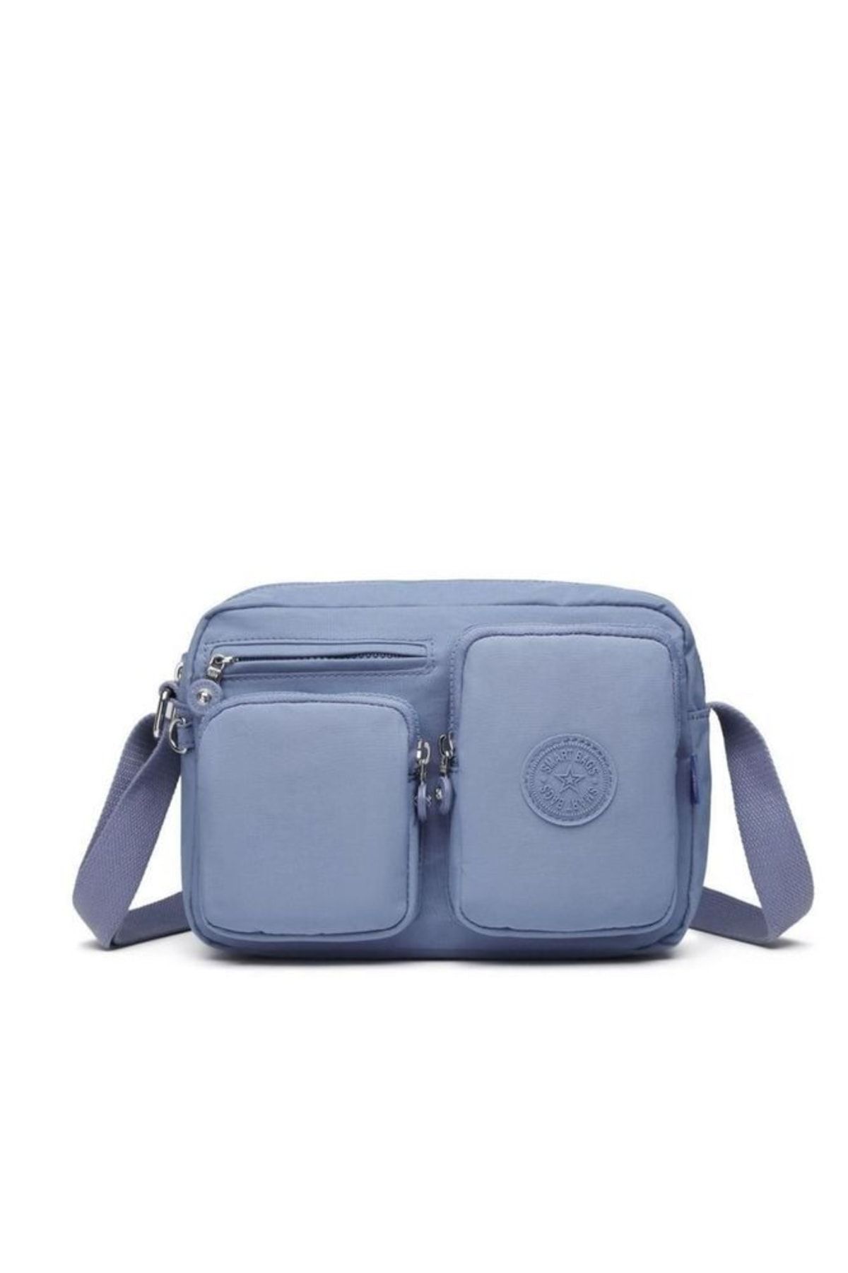 Smart Bags Crinkle Jeans Blue Women s Crossbody Bag Smb3180 Trendyol