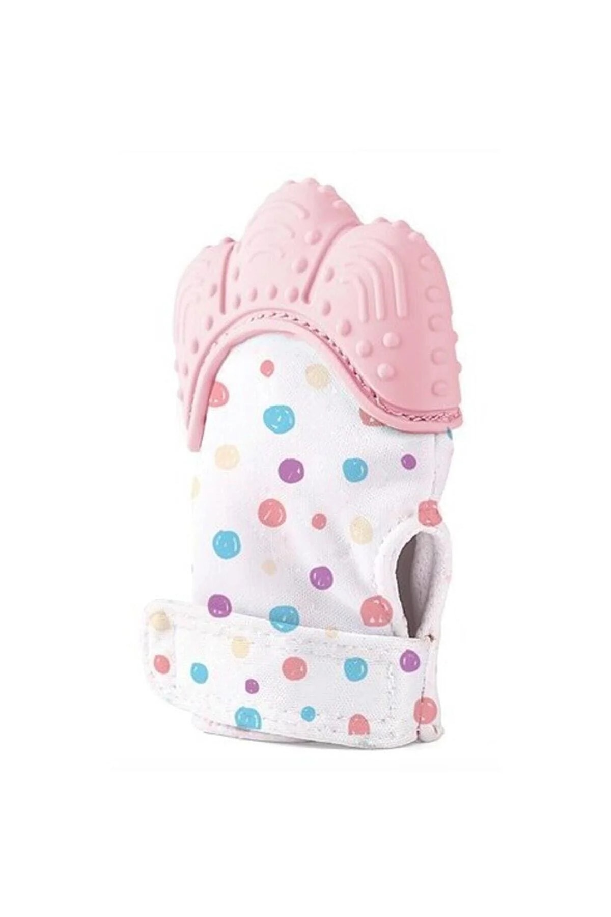 Babyjem 2'li Diş Kaşıma Seti Diş Kaşıyıcı Eldiven Diş Kaşıyıcı Ahtapot Pembe fotoğrafı 3 (önizleme)