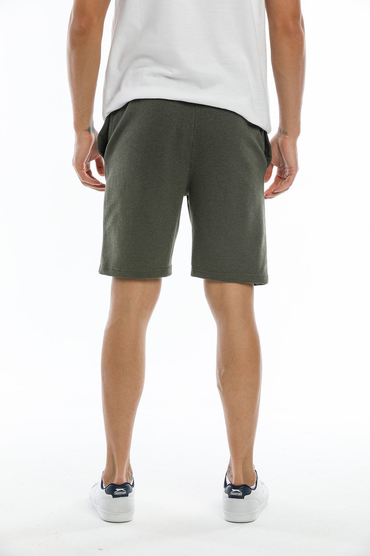 Superlife Shorts Khaki Mittlerer Bund Fast ausverkauft FN8617