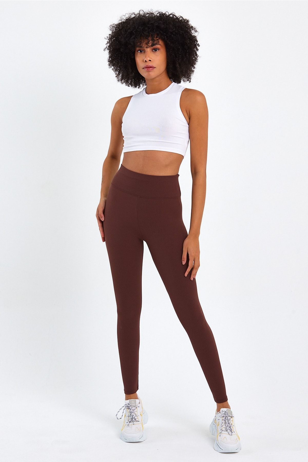 Dark brown women's leggings on sale