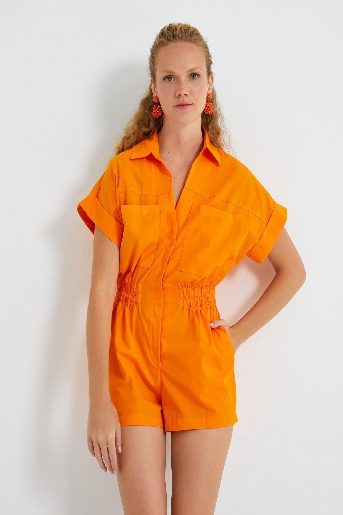 Orange 2025 utility jumpsuit