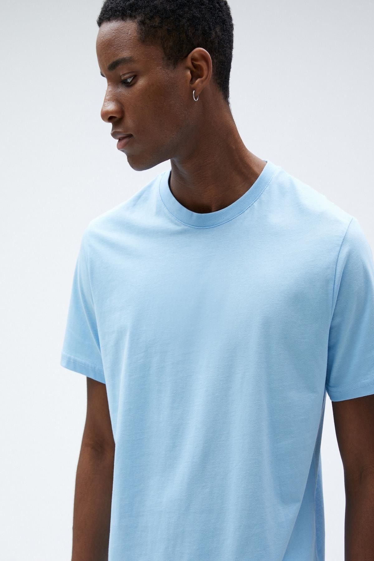 T shirt for 2025 men blue