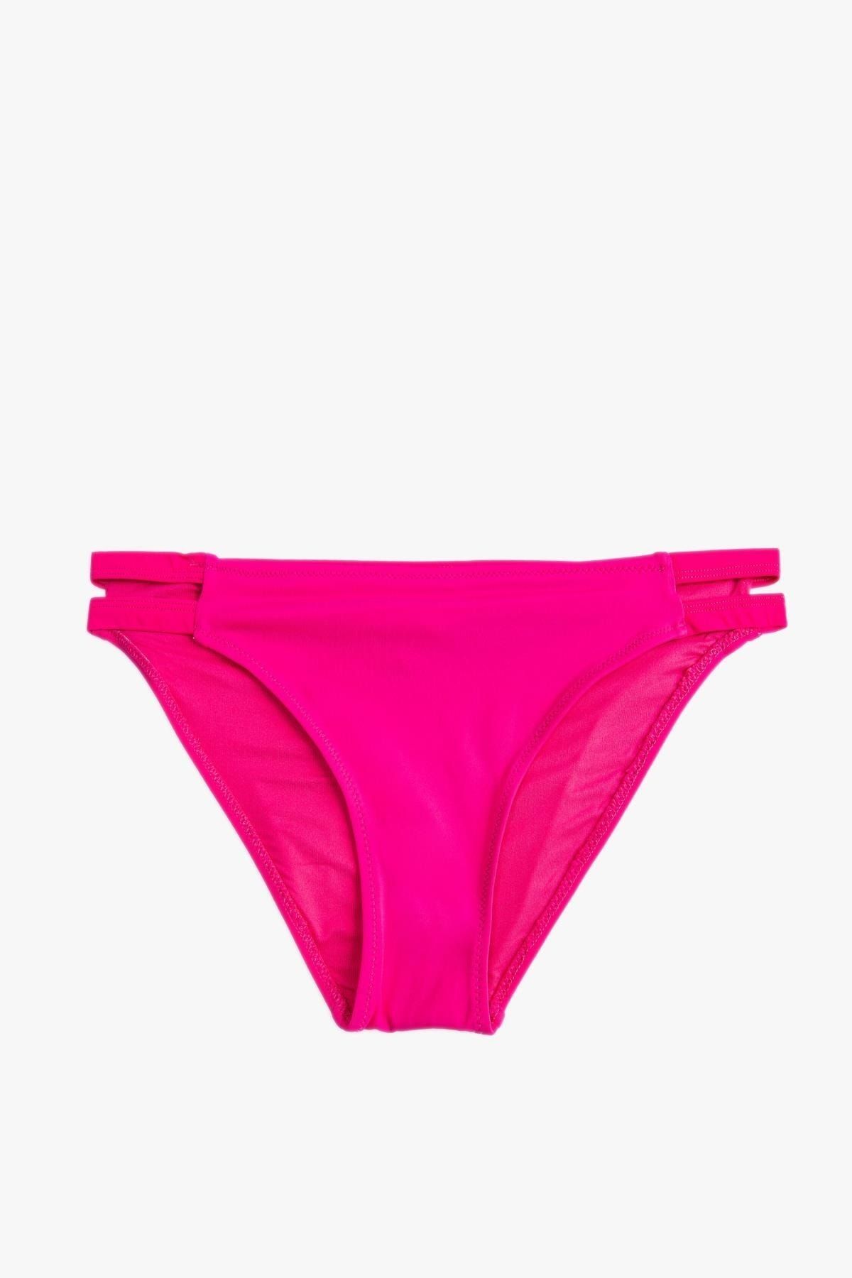 Akbeniz Women's Turned Strapless Pink Bikini 35002 - Trendyol