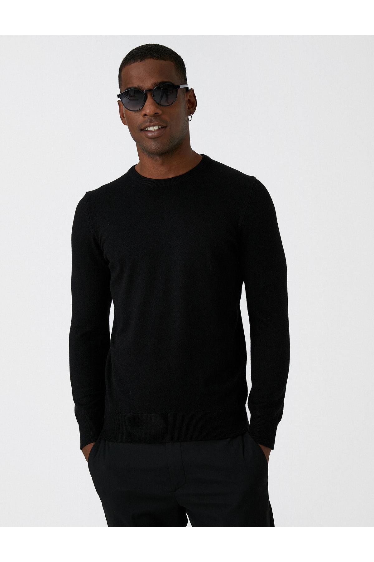 بافت مردانه راسته  آستین بلند | کوتون Koton 3WAM70113HT - تصویر 3