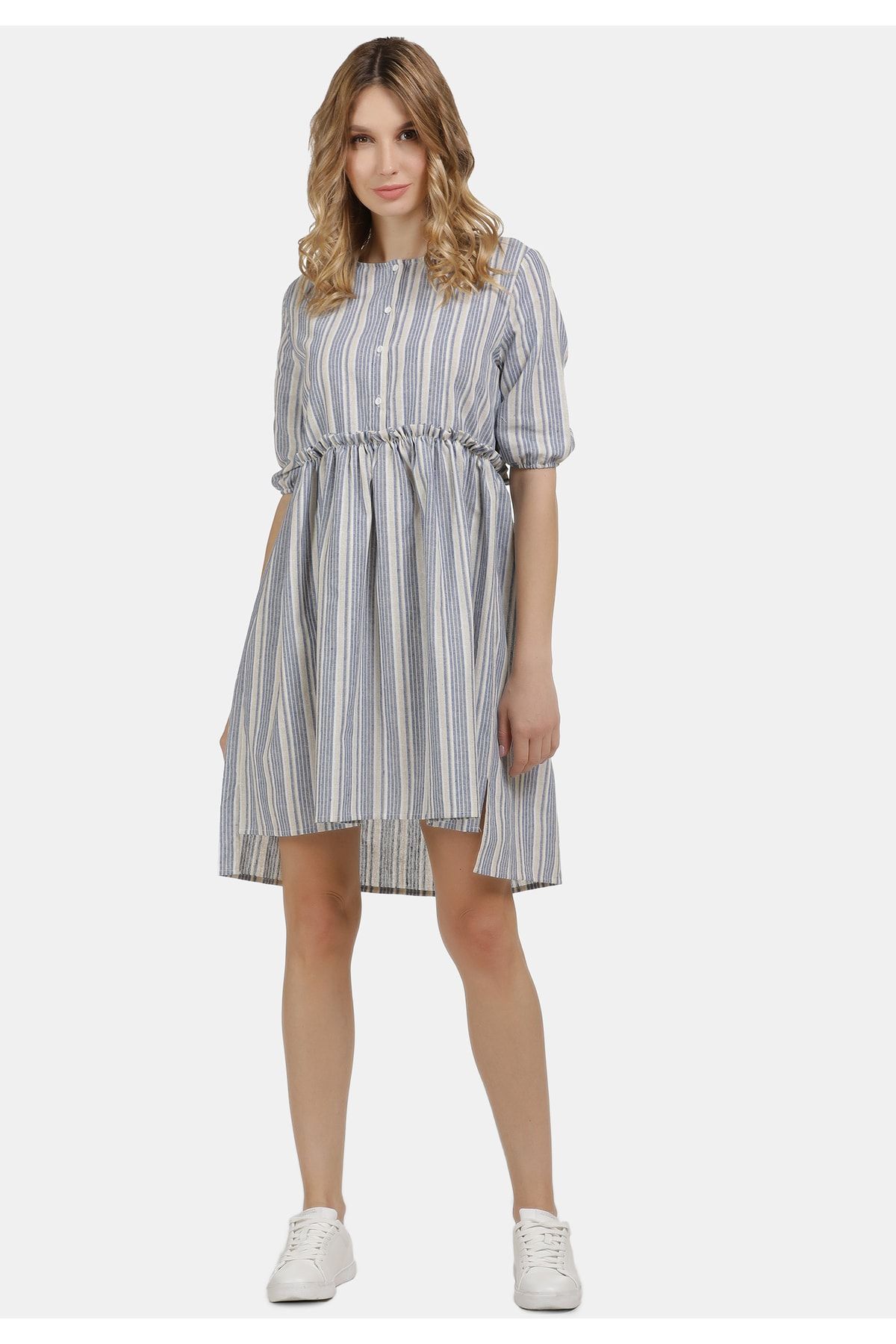 USHA Kleid Mehrfarbig Basic Fast ausverkauft