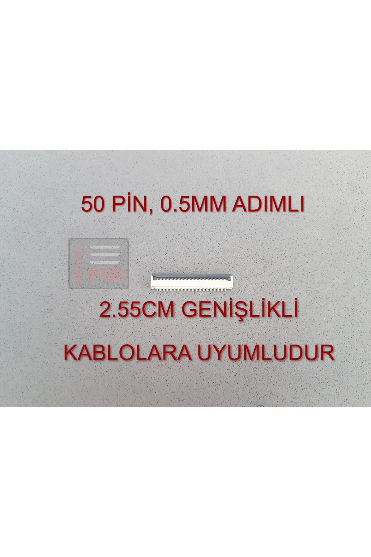 50 Pin 0.5mm Adımlı Flex Kablo Sabitleyici Konnektör Soketi Sabitleme Fleks Bağlama Aparatı