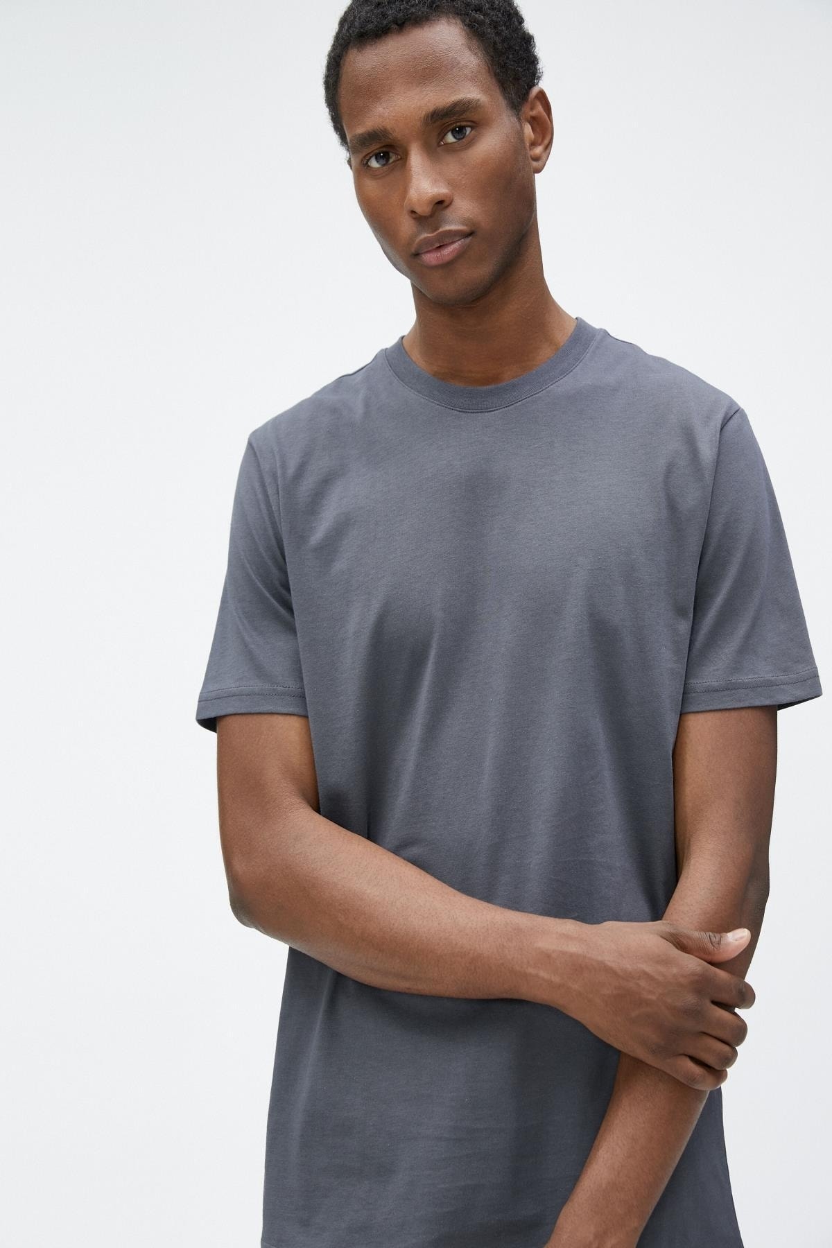 Koton T-Shirt Grau Regular Fit